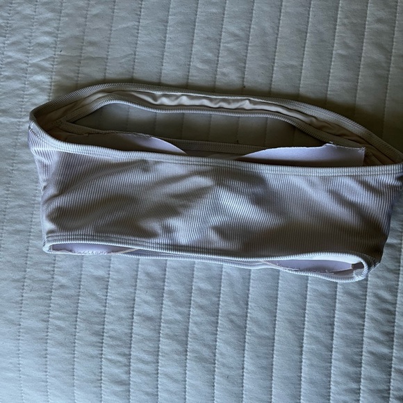 Tularosa white ribbed bikini revolve medium / small - Picture 10 of 12